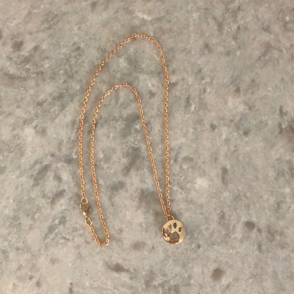 - Dog paw necklace